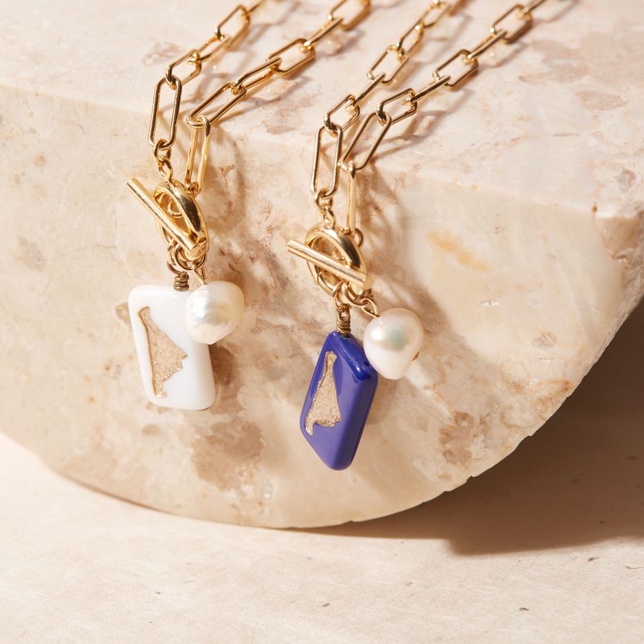 Martha's Vineyard Charm Necklace: by Brook & York and Stefanie Wolf Designs