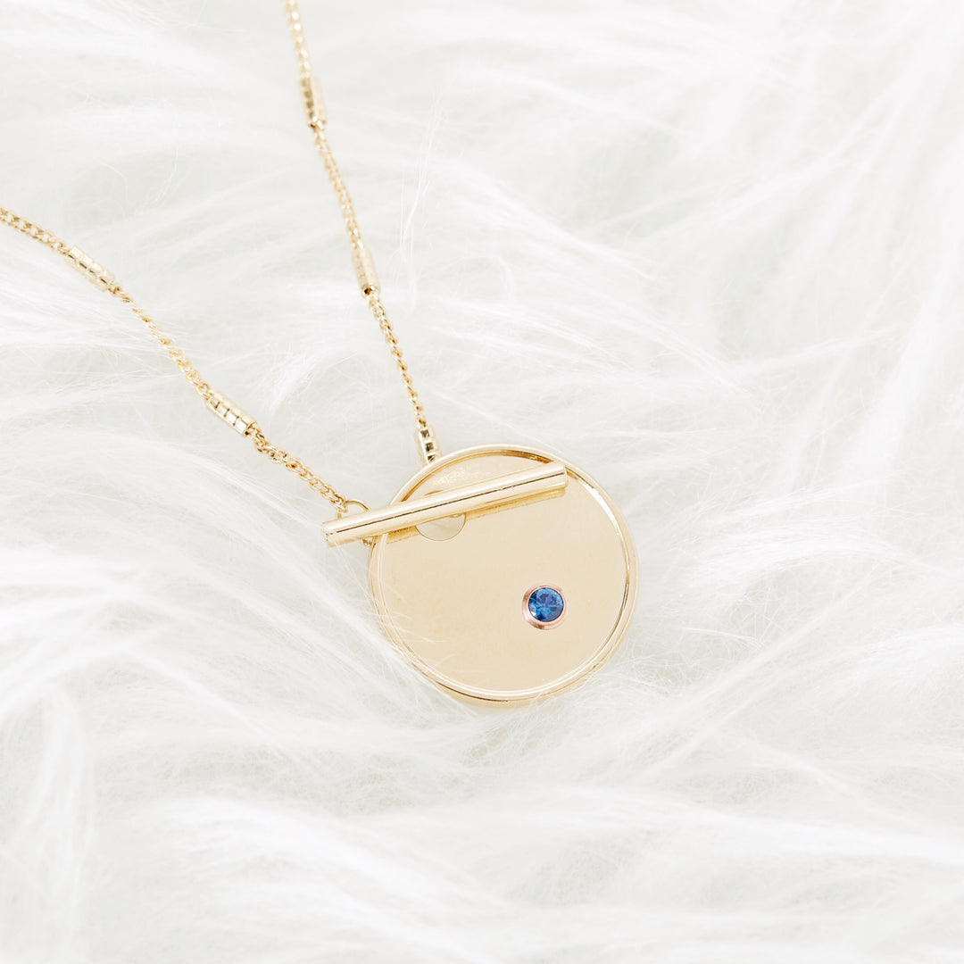blue stone necklace