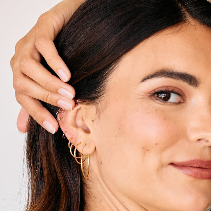 Cleo Gold Hoops