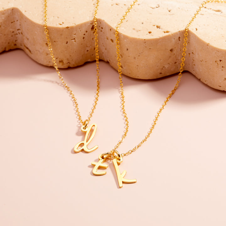 Nella Mini Initial Pendant