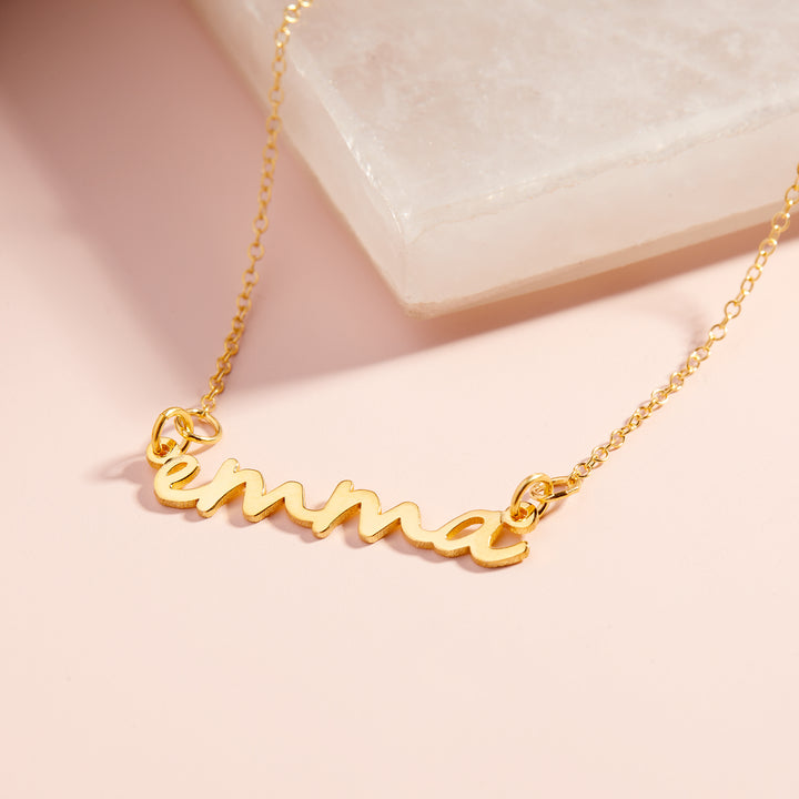Nella Mini Nameplate Choker