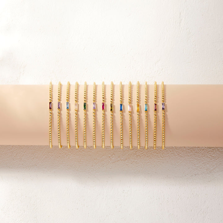 Kylie Three Birthstone Bracelet