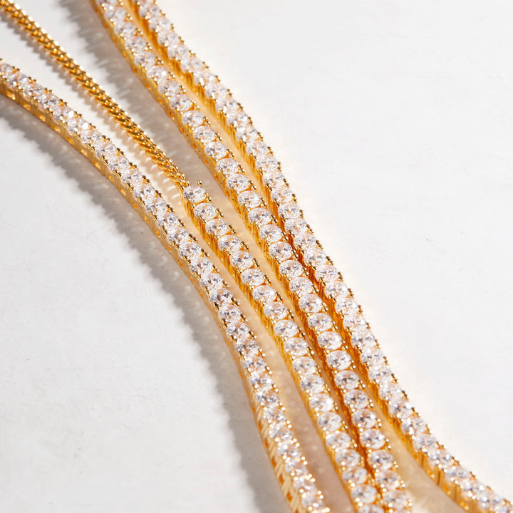 Isabella Vermeil Tennis Bracelet