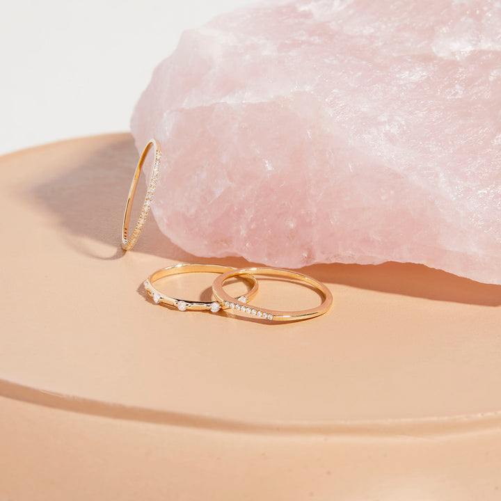 Emme 14K Gold Diamond Ring