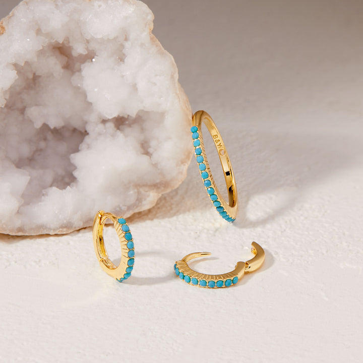 Kara Turquoise Thin Ring