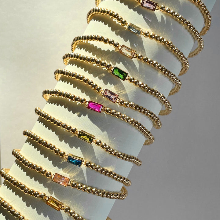 Kylie Four Birthstone Bracelet