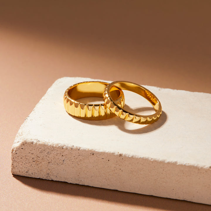 Goldie Vermeil Ring Set