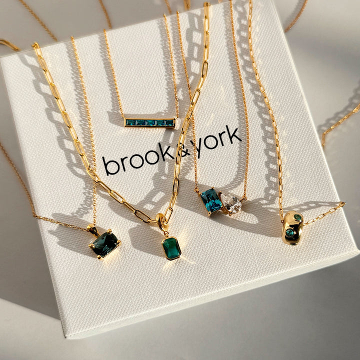 Cassidy Vermeil Birthstone Necklace