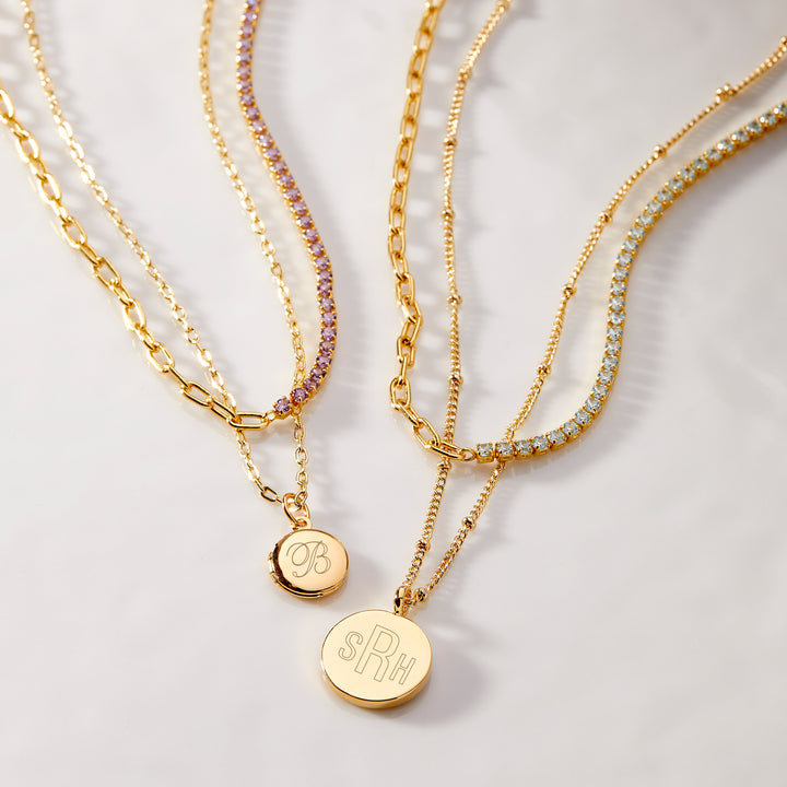Lizzie Birthstone Layering Set