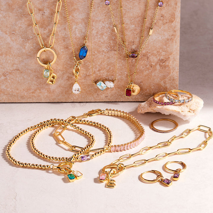 Cassidy Vermeil Birthstone Necklace