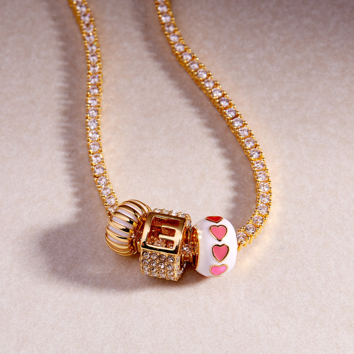 Gaby Mini Enamel Bead