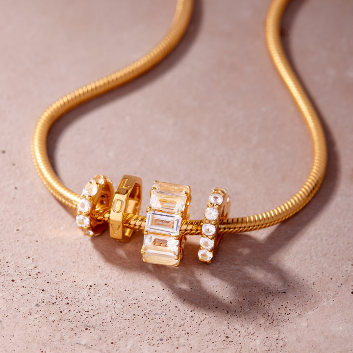 Gracie Gold Vermeil Diamond Bead