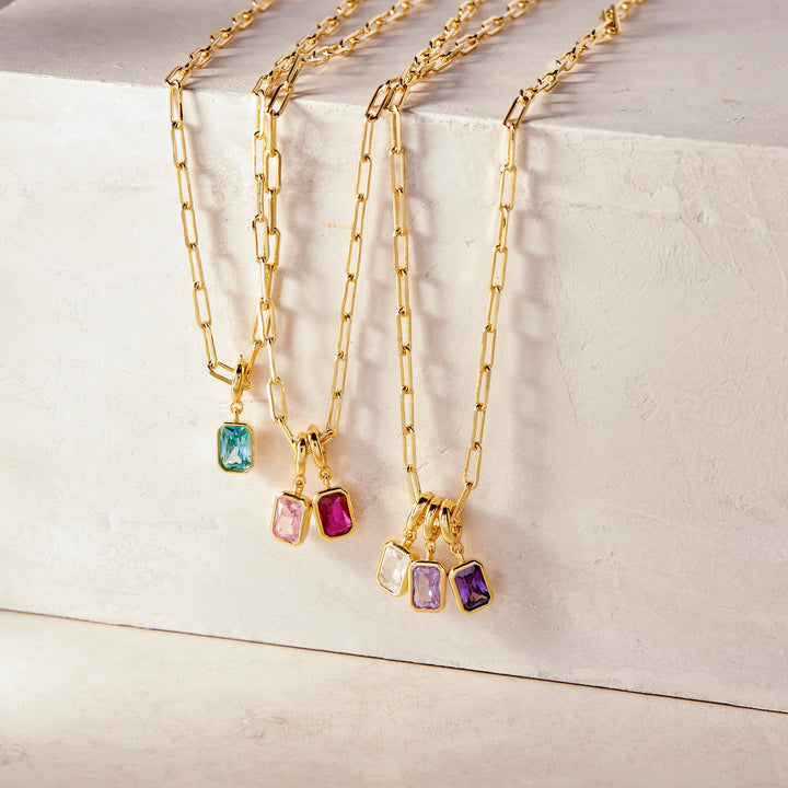 Mackenzie Stacking Birthstone Necklace