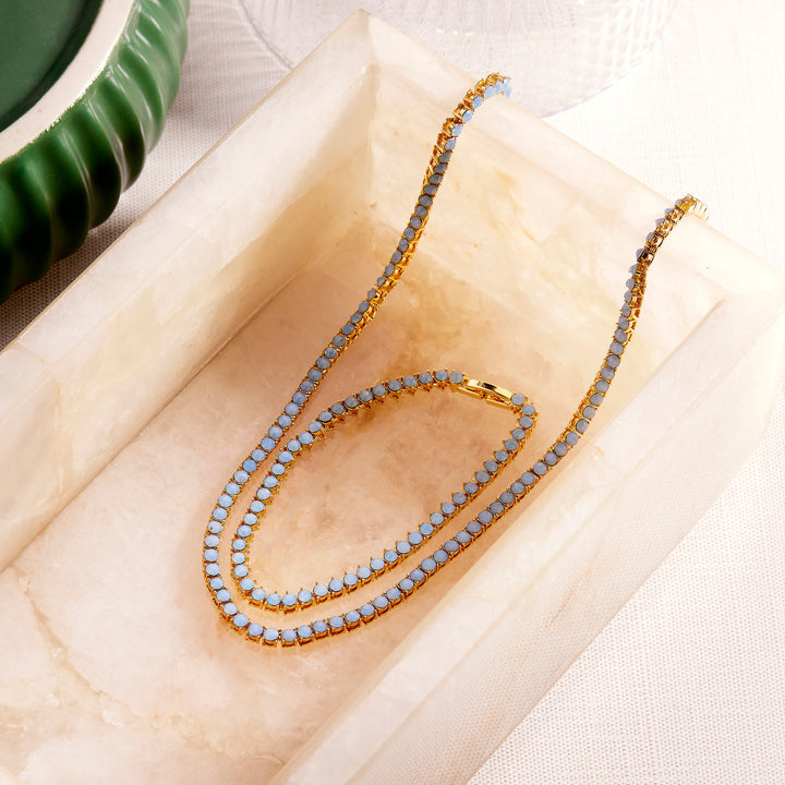Isabella Opal Blue Tennis Bracelet