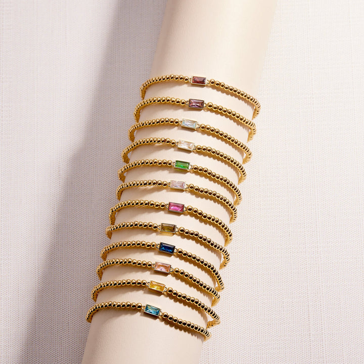 Kylie Three Birthstone Bracelet