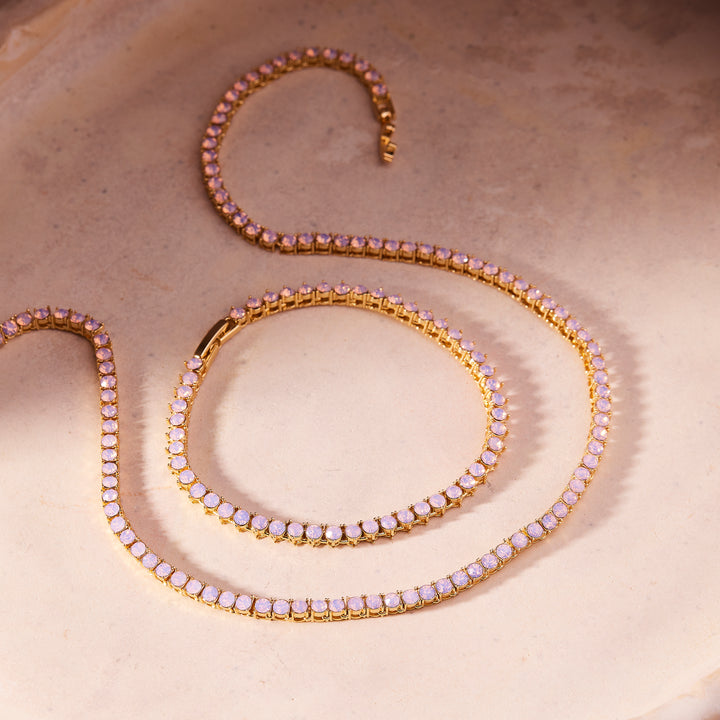 Isabella Opal Blush Tennis Bracelet