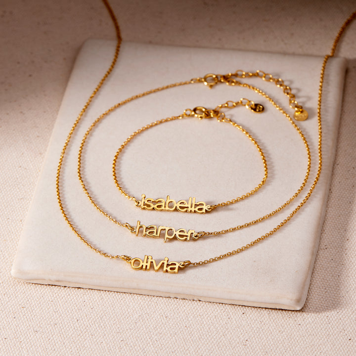 Jeannie Nameplate Anklet