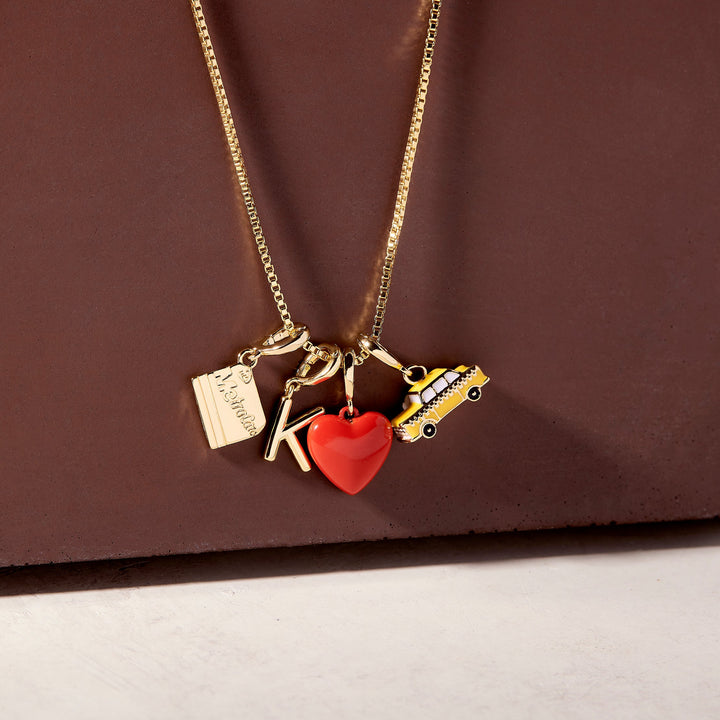 Effie Enamel Puffy Heart Charm