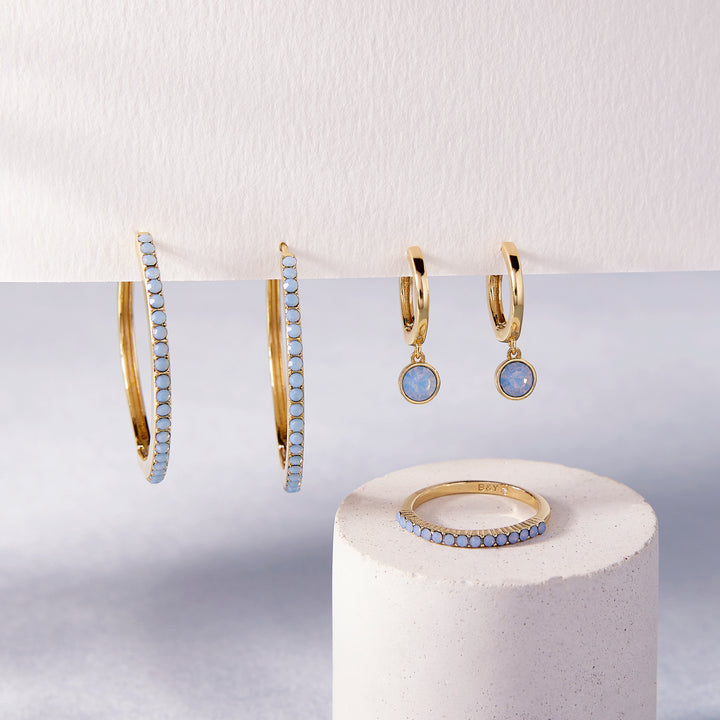 Kara Opal Thin Ring