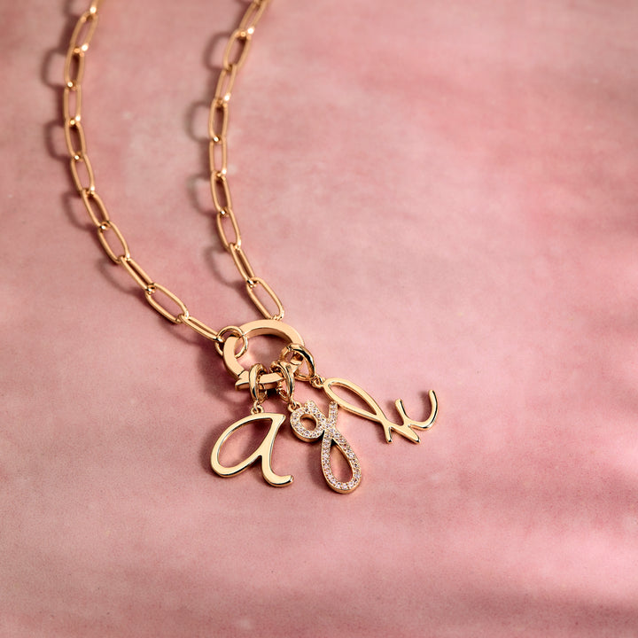 Waverly Initial Charm Necklace