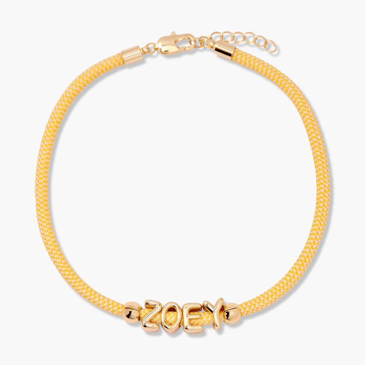 Breezy Name Anklet