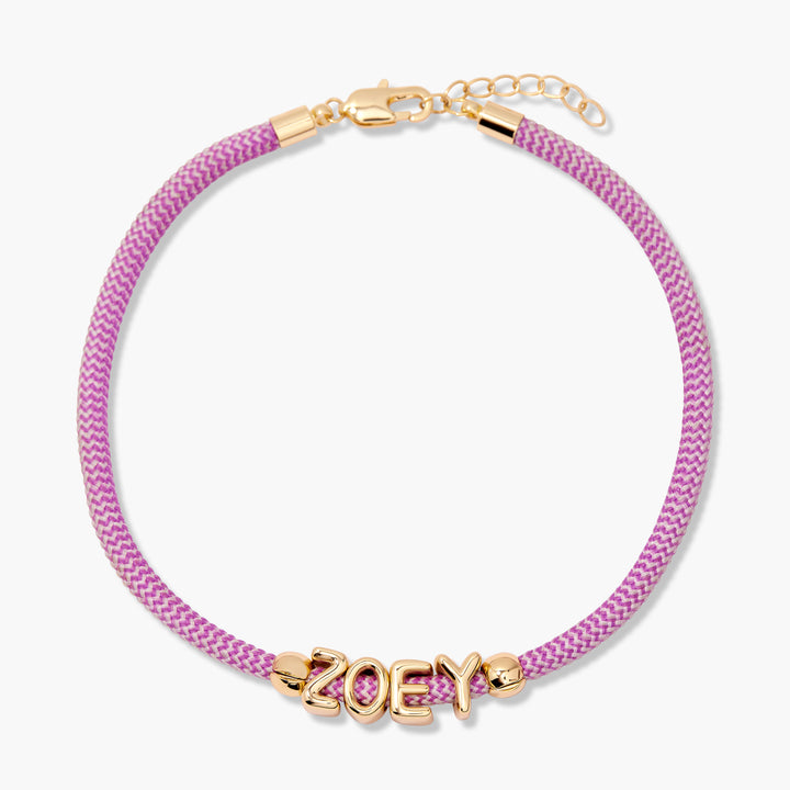 Breezy Name Anklet