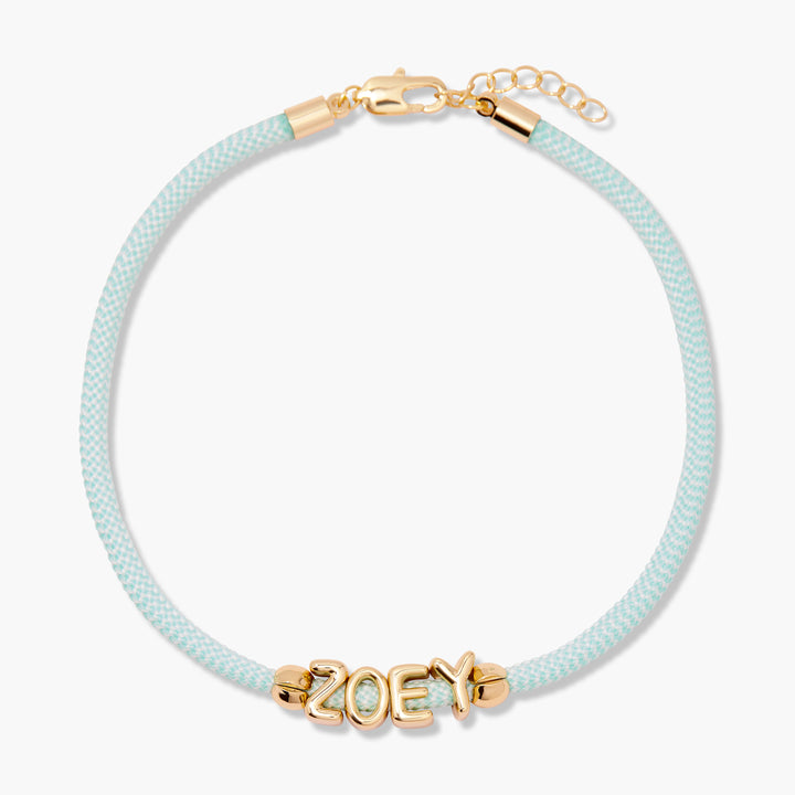 Breezy Name Anklet