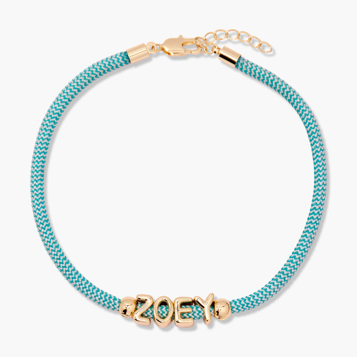 Breezy Name Anklet