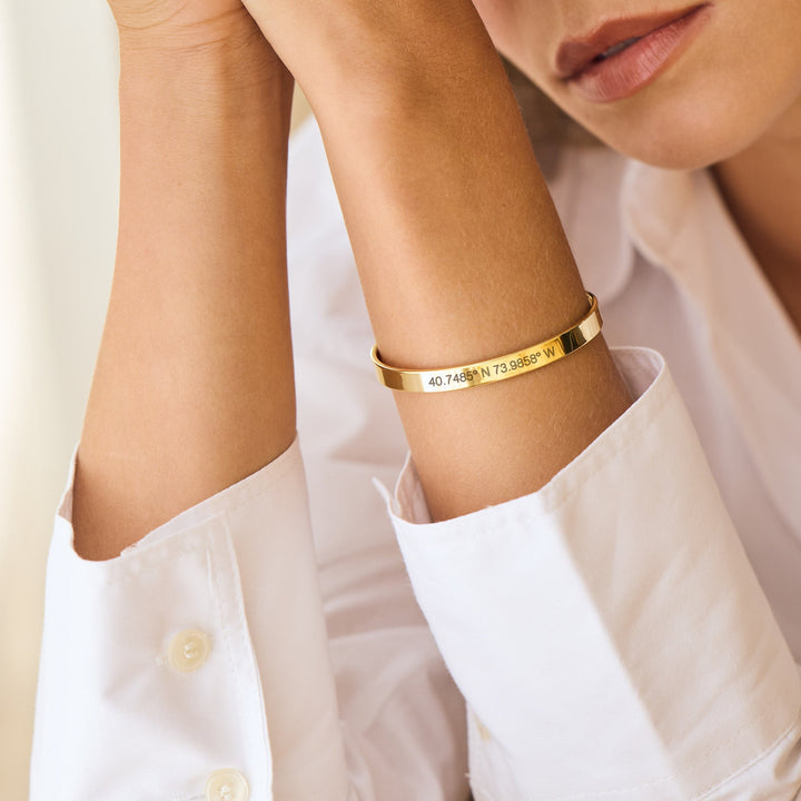 Gwen Coordinate Cuff Bracelet