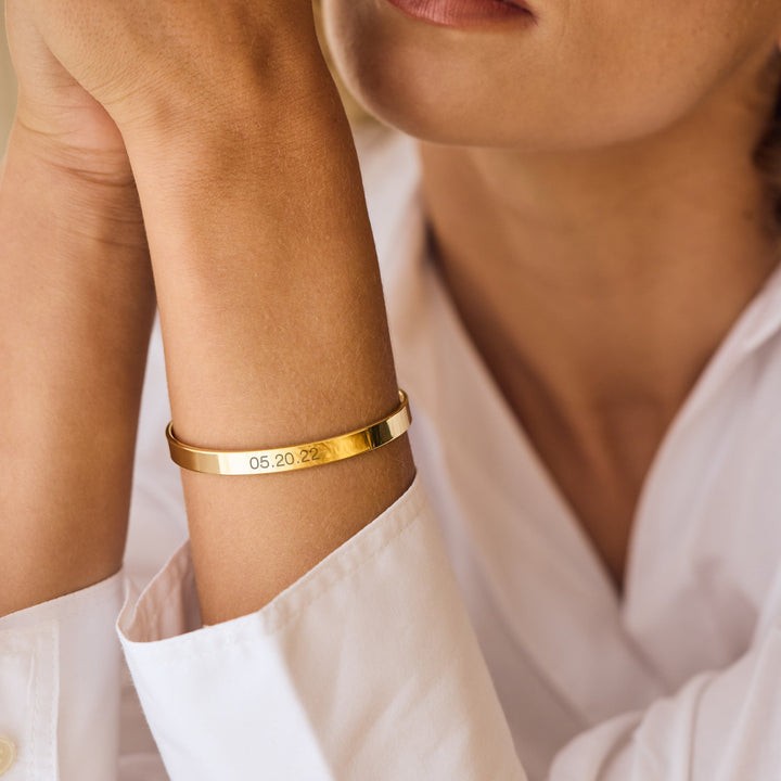 Gwen Date Cuff Bracelet