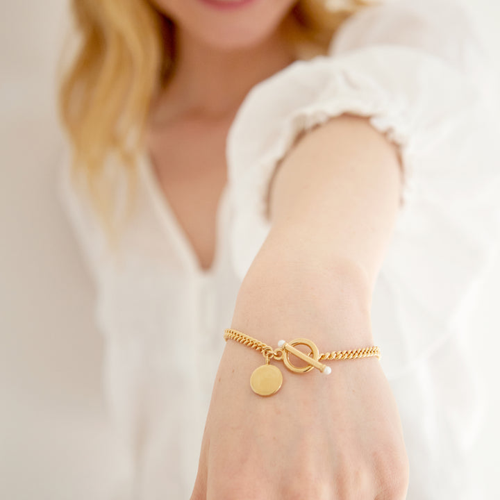 Stella Pearl Toggle Bracelet