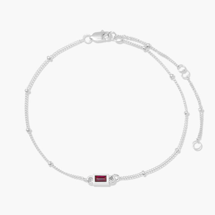 Jules Baguette Birthstone Bracelet