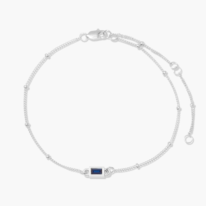 Jules Baguette Birthstone Bracelet