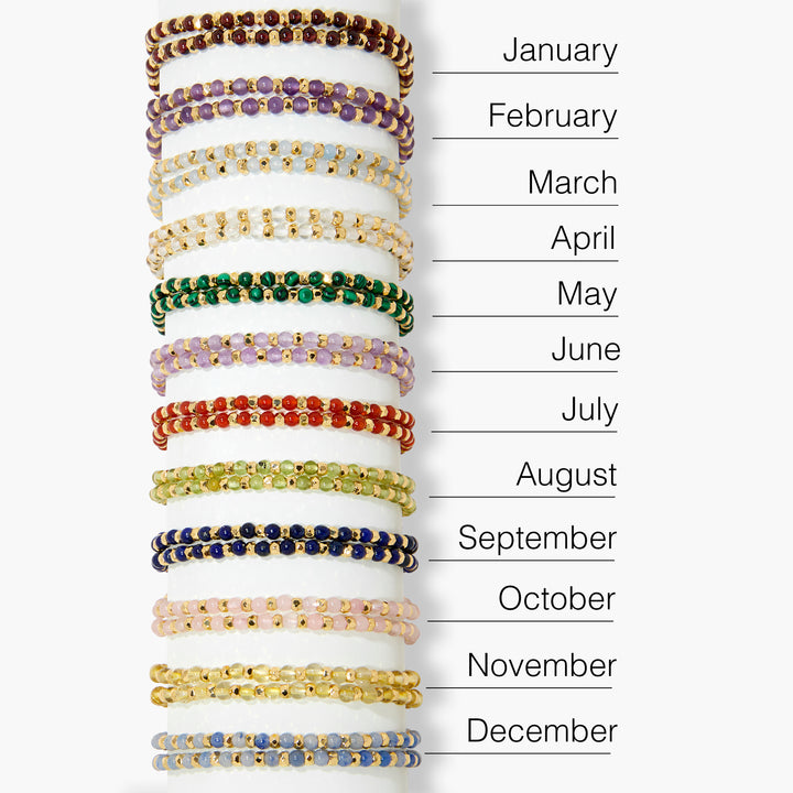Evette Birthstone Bracelet