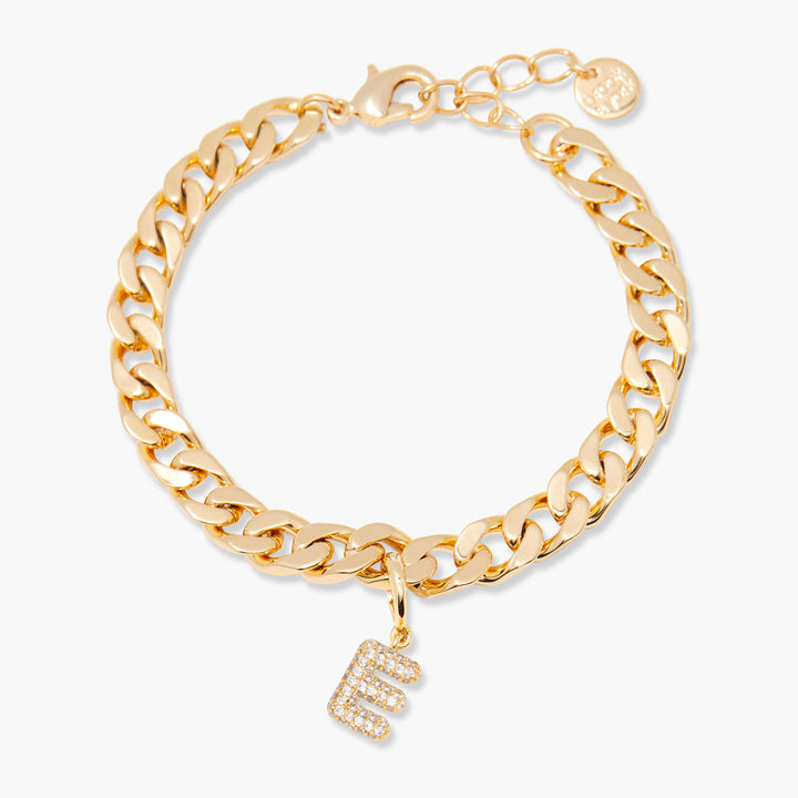 Ella Crystal Initial Bracelet