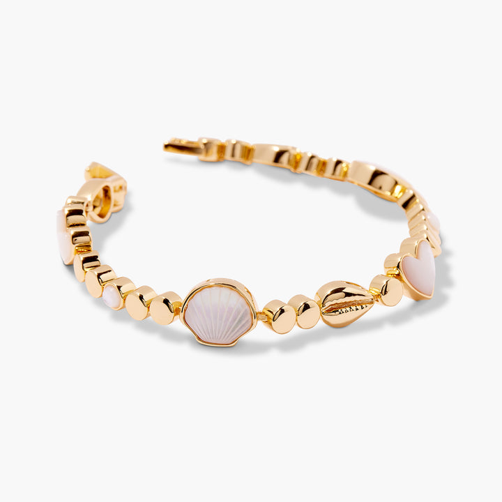 June Pearl Heart Bracelet