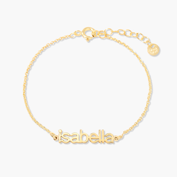 Jeannie Nameplate Bracelet
