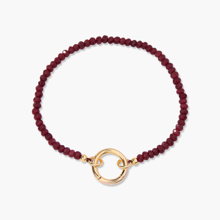 Natalie Birthstone Charm Bracelet