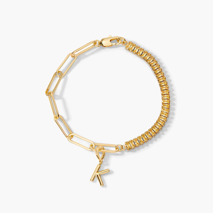 Priya Birthstone Charm Bracelet
