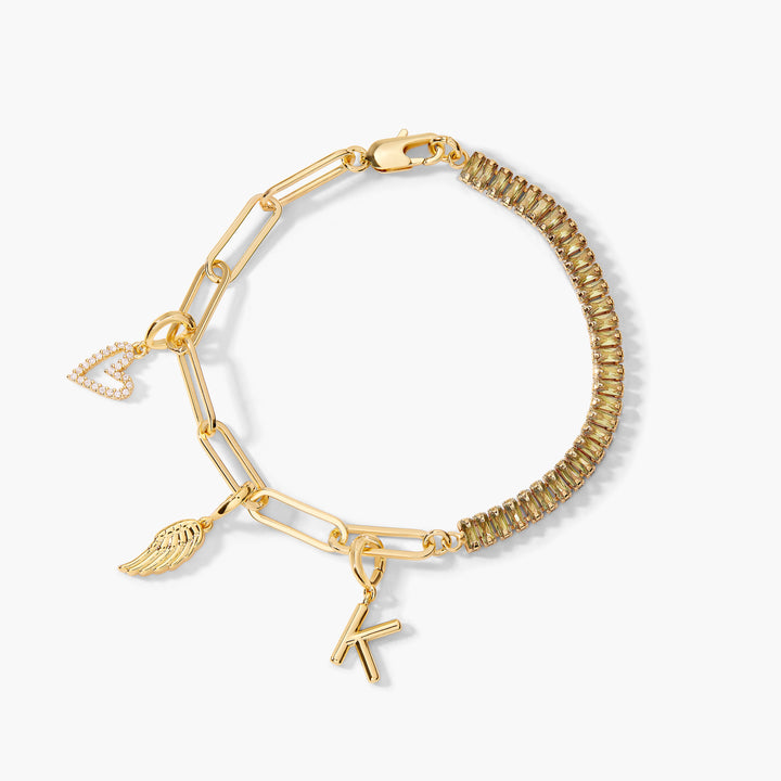 Priya Birthstone Charm Bracelet