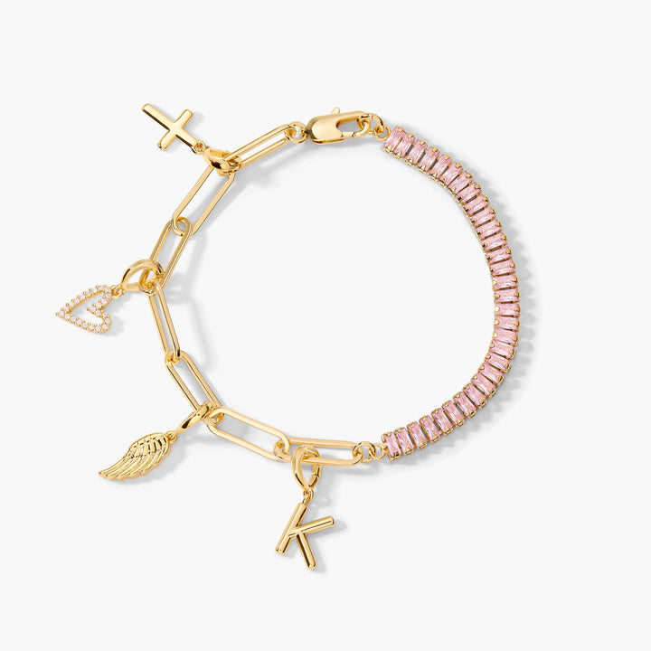Priya Birthstone Charm Bracelet