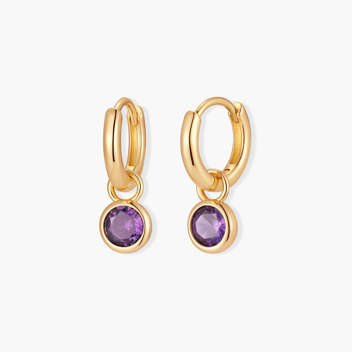 Matilda Birthstone Hoops