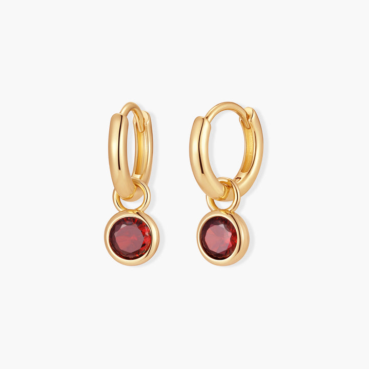 Matilda Birthstone Hoops