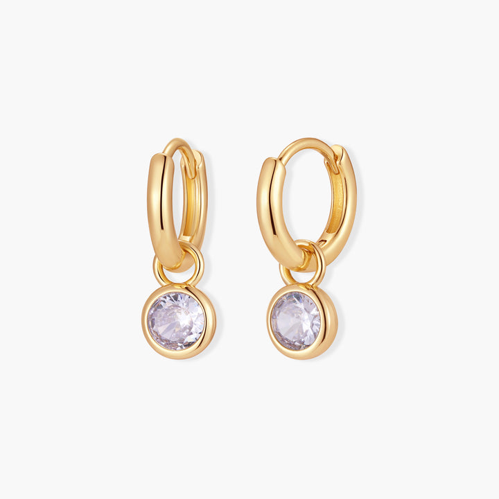 Matilda Birthstone Hoops