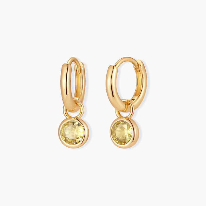 Matilda Birthstone Hoops