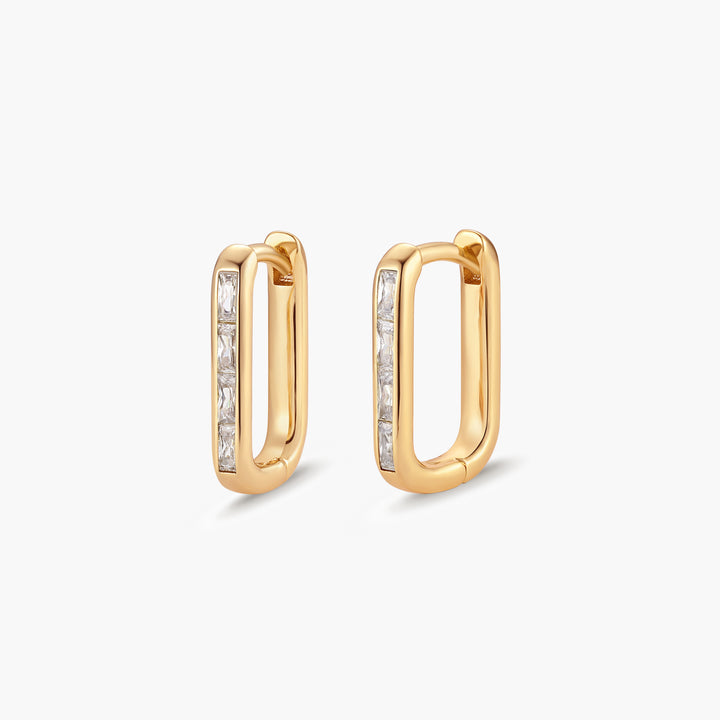Billie Birthstone Hoops