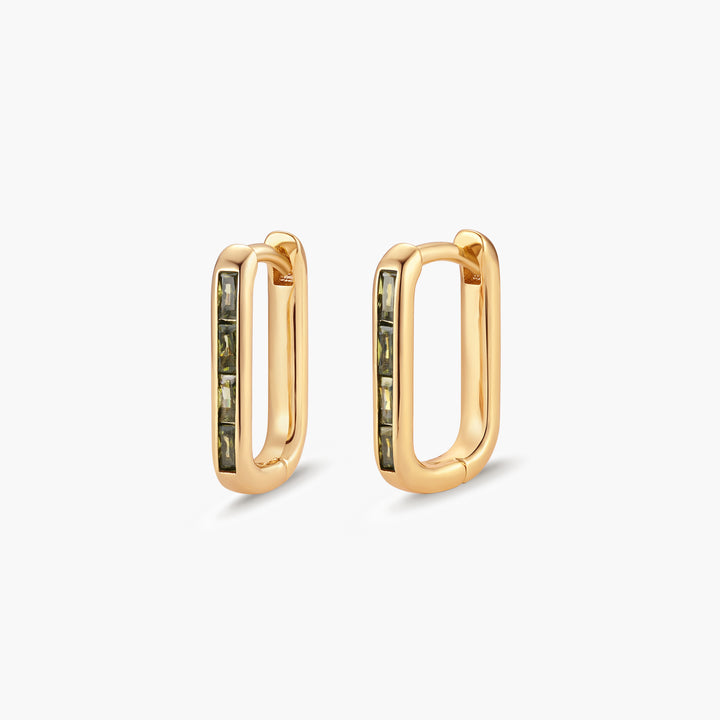 Billie Birthstone Hoops