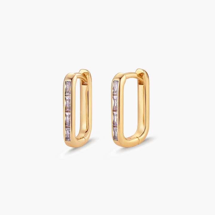 Billie Birthstone Hoops
