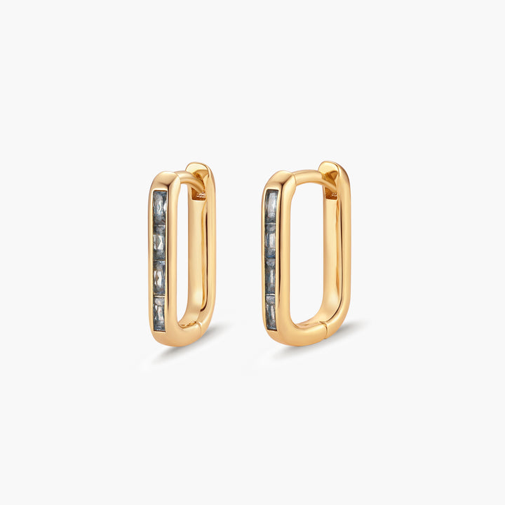 Billie Birthstone Hoops