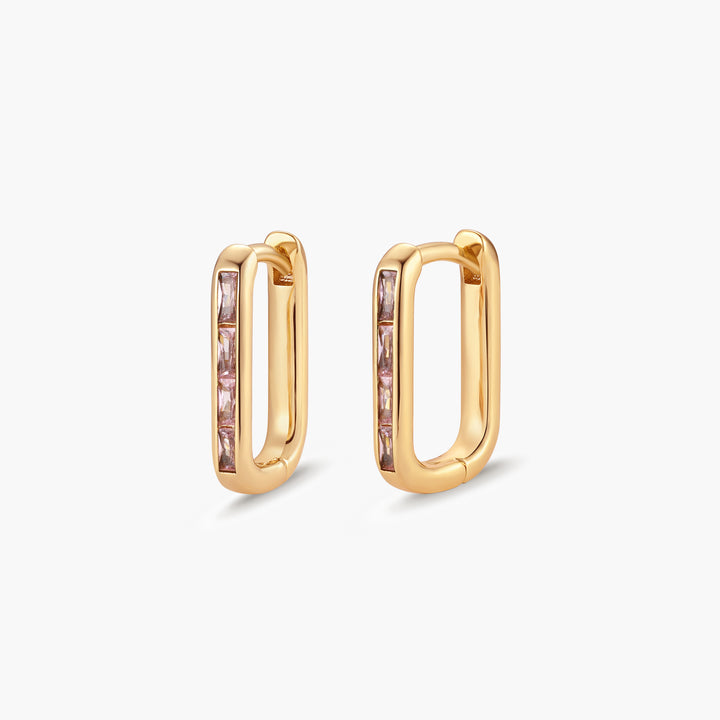 Billie Birthstone Hoops